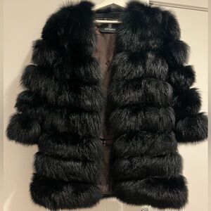 Real fox fur jacket
